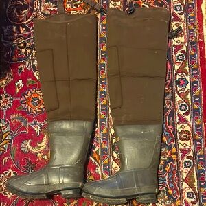 Cabela’s Insulated Hip Wader Felt Soled Brown Size 11 Boots; Practically New